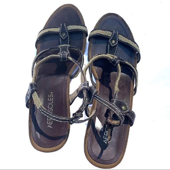 Aerosoles Wedge Braided Sandals 9 - Picture 11 of 11